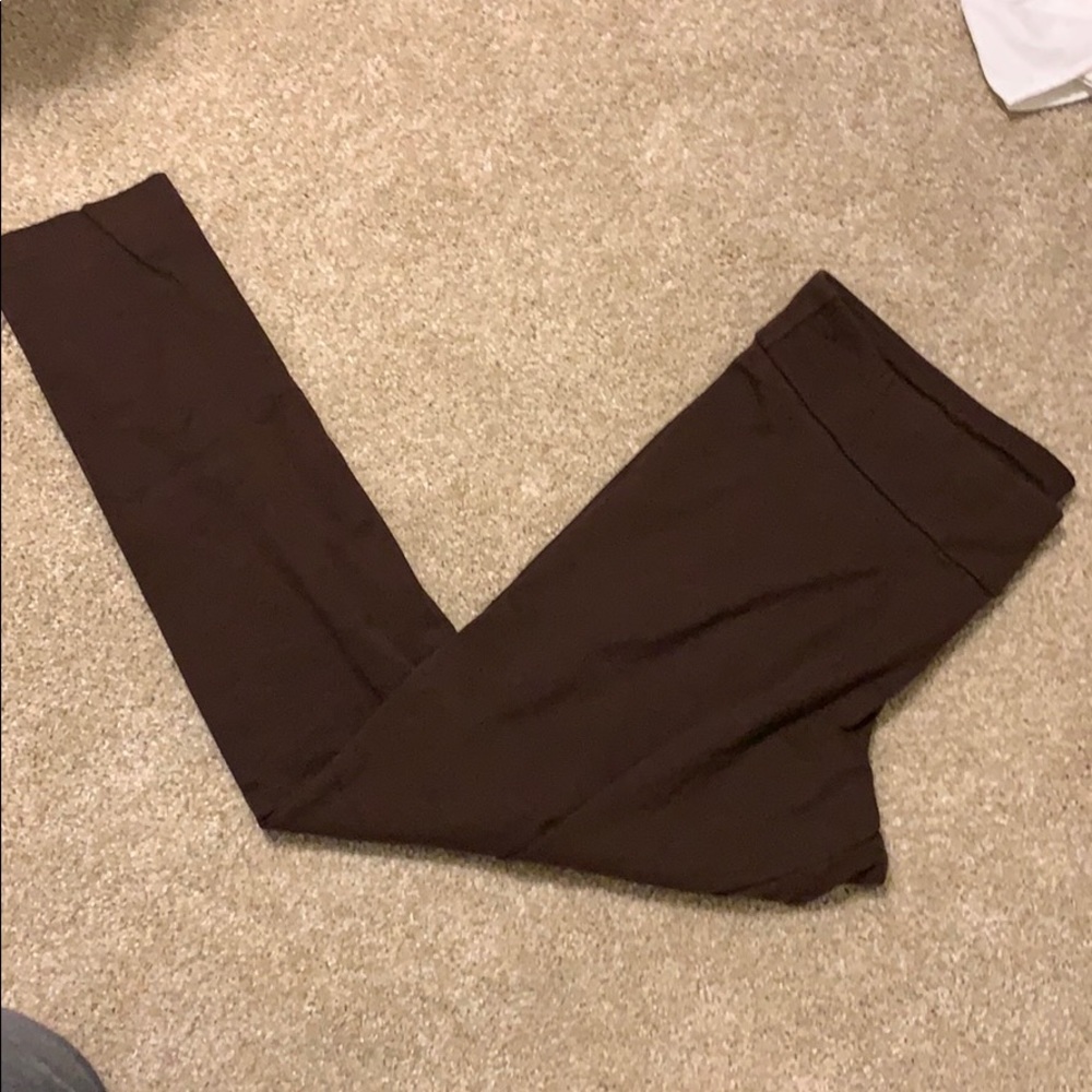 Brown leggings
